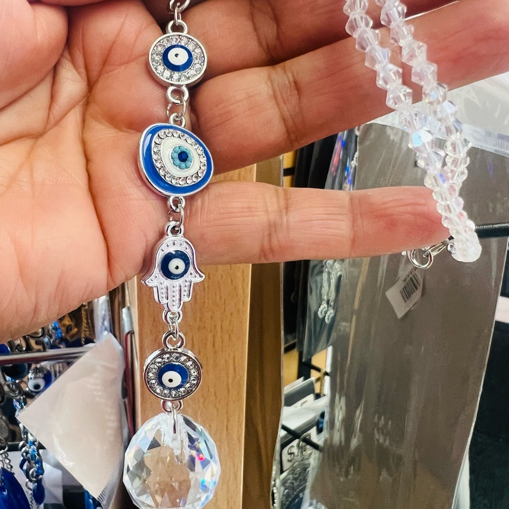 Blue Evil Eye Charm Bracelet